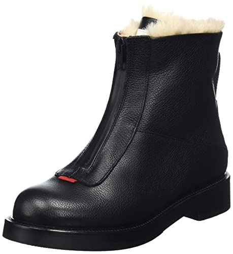 HUGO Women's Ankle Boot, Black 1, 7