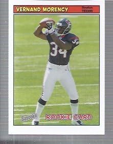 2005 Bazooka #185 Vernand Morency RC NFL Football Trading Card