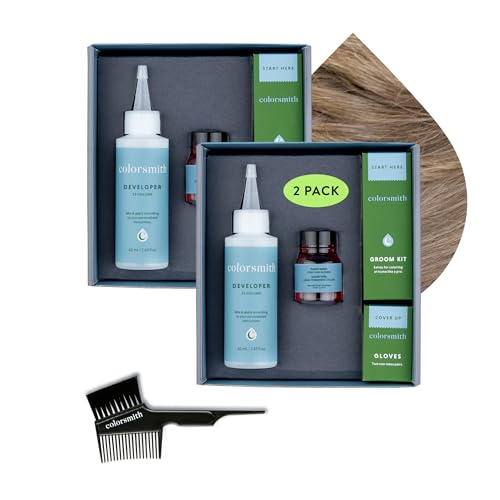 Hair & Beard Color for Blending Grays 2 pack Light Ash Blonde
