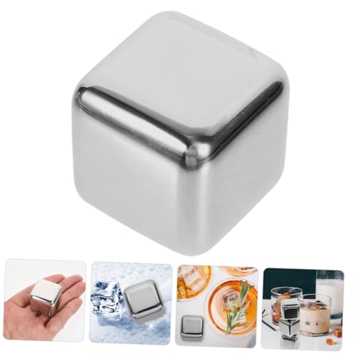Piedras para whisky reutilizables de acero inoxidable, el regalo ideal para fiesta 6