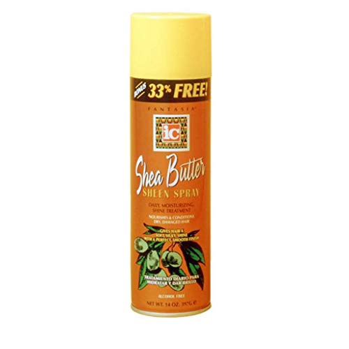 Fantasia Shea Butter Sheen Spray Bonus Size 14 Ounce miniatura 1