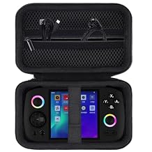khanka Hard Travel Case Replacement for Anbernic RG Cube Unisoc T820 Handheld Game Console,Case Only.Black