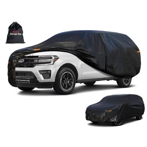 Kayme Heavy Duty Car Cover Waterproof All Weather, Custom Fit for Tesla Model S, Outdoor Full Exterior Cover with Charging Port and Breathable Ventilation Mesh, Sun and Rain Protection. grey