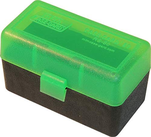 MTM 50 Round Rifle Ammo Box 17, 204, 223, 5.56x45, 6x47