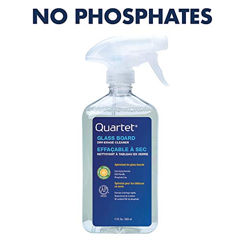 Quartet Dry Erase White Board Cleaning Spray, Glass Whiteboard Cleaner, Orange Scented, 17 fl oz (562) by Quartet - Image 5