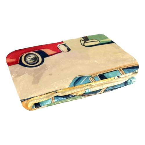 Couverture chaude voiture vintage : jeté de lit doux et isolant - 3