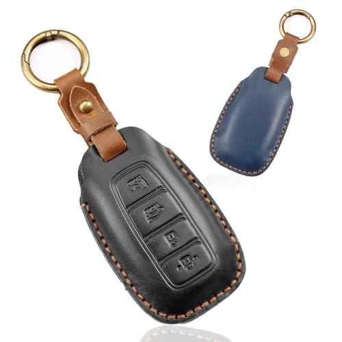 Étui à gousset en cuir véritable idéal pour protéger vos clés auto - 4