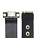 chenyang Oculink SFF-8612 to PCI-E 4.0 NVME M.2 M-Key Host Ribbon Flex Extension Cable Adapter Support 2230/2242/2260/2280 for External Graphics Card & SSD