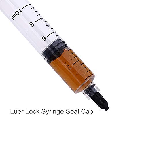 Blunt Tip Food Syringe with Needle - Resin Refilling Glue Lube Liquid Plastic Syringes, 33 Pack - 20, 10, 5, 3, 1ml Syringes for Lip Gloss Base Ink Precision Oil Craft Applicator