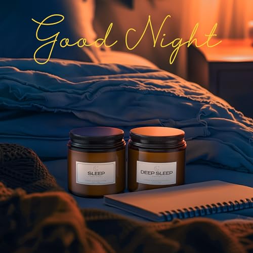 Bzhui Sleep Candles Gifts for Women, Lavender Scented Candles Gift Set for Anxiety, Lavender Promotes Sleep, Chamomile Relieves Stress, Relaxation/Birthday Gifts for Women… - Image 3