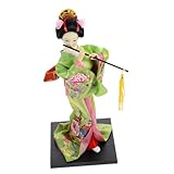 Figurine japonaise : avec une finition soignée, cet article sera une décoration pour votre maison, poupée kimono geisha
