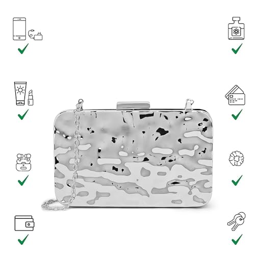 Image of Lavie Luxe Women's Metalia Clutch | Ladies purse |Gift For Women