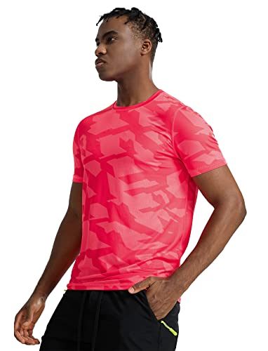 Zengjo Mens Athletic Shirts Short Sleeve Quick Dry Running Workout T-Shirt Moisture Wicking Active Performance Tee - Image 6