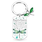 Zguhsadl Inspirational Dragonfly Gifts For Women Encouragement Gifts For Girls Friends Dragonfly Lovers Jewelry Cute Dragonflies Keychains For Birthday Christmas Stocking Stuffers