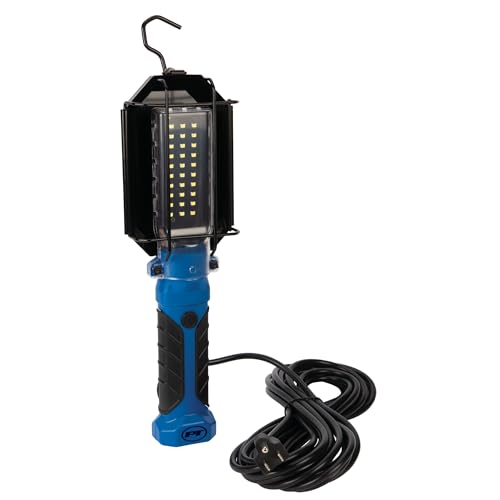 Image of Performance Tool W2237 25' 18GA 1,000 lumen 120V LED Drop Light with Extra Built in 120V Outlet, 1 Pack