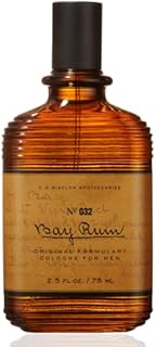 C.O. Bigelow Bay Rum Cologne for Men, Citrus and Spice Fragrance for Men