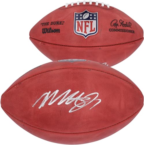Mecole Hardman Kansas City Chiefs Autographed Duke Full Color Football - Autographed Footballs