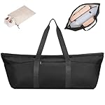 Large Yoga Mat Bag with Shoes Compartment and Wet Pocket Ladies Pilates Gym Tote Bag with Yoga Mat Holder Strap for Women Men Workout Carrier Stuff Accessories