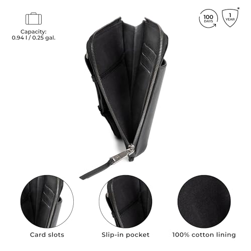 BERLINER BAGS Genuine Leather Cell Phone Purse Kim, Small Crossbody Bags for Women, Phone Wallet4