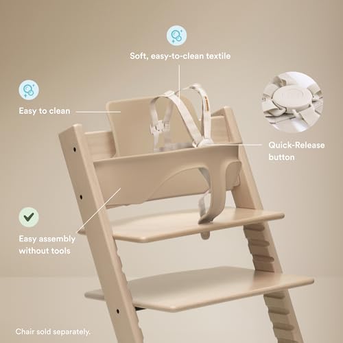 Image of Stokke Tripp Trapp Baby Set, Ages 6-36 Months, Serene Pink