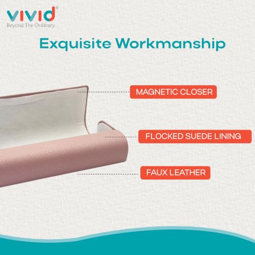 Image of VIVID Unisex Specs Magnetic Eyewear Dabbi Faux Leather Hard Case Cover