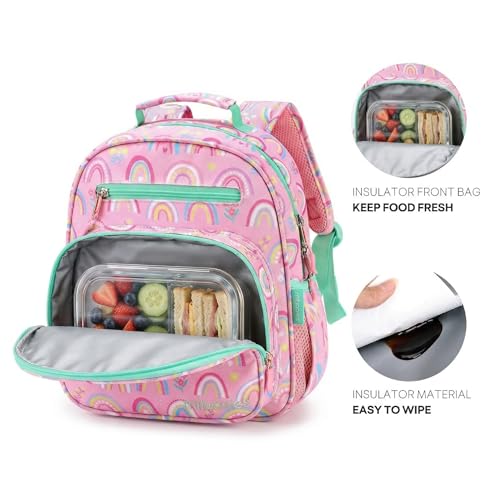 mibasies Rainbow Pink Toddler Backpack