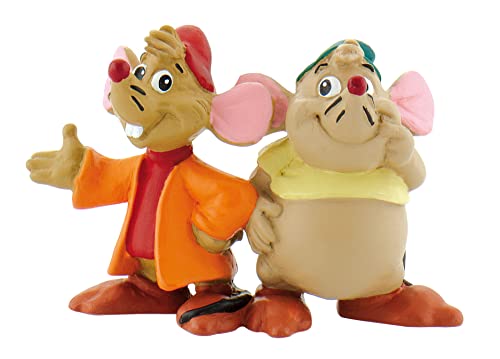 Bullyland - B12502 - Figurine Gus Et Jack - Cendrillon Disney - 6 cm
