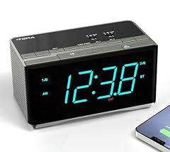 i TOMA Alarm Clock Radio Bluetooth Stereo Speakers,FM Radio,Dual Alarm,Snooze,Brightness Dimmer,USB photo i TOMA Alarm Clock Radio Bluetooth Stereo Speakers,FM Radio,Dual Alarm,Snooze,Brightness Dimmer,USB