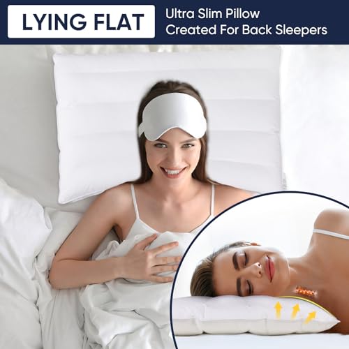 Fouxtel FT-UTPL Flat Pillows For Sleeping Thin thumb #1