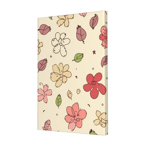 Tableau de fleurs moderne pour une chambre à coucher cocooning et zen