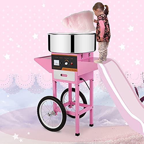 HENGSEN Zuckerwattemaschine, Edelstahl Zuckerwattegerät Kommerziellen Zuckerwatten Maker 1/30 Sec Zuckerwattemaschine… – Bild 3