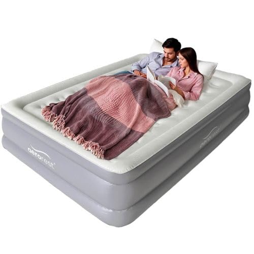 AeroRest Supreme Plush XL Luftmatratze 2 Personen | 210 cm Länge...