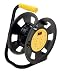 Designers Edge E230 Extension Cord Storage Reel, Multi-Outlet Adapter, Black/Yellow