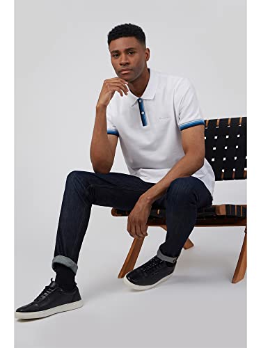 Ben Sherman Polo da uomo bianca, bianco, M