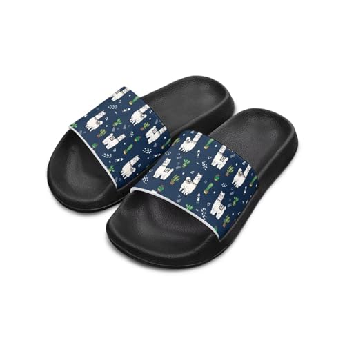 Children's Casual Slide Sandals Soft Sole Non-Slip Open Toe EVA Flat Sandals Vacation Summer Lightweight Slippers