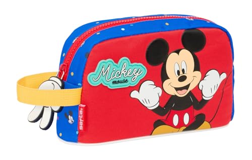 Safta MICKEY MOUSE GOOD DAY - Porta Desayunos Térmico, Termo, Portatodo, Calidad y Máxima Resistencia, Porta Comida, Recreo, 21.5x6.5x12 cm