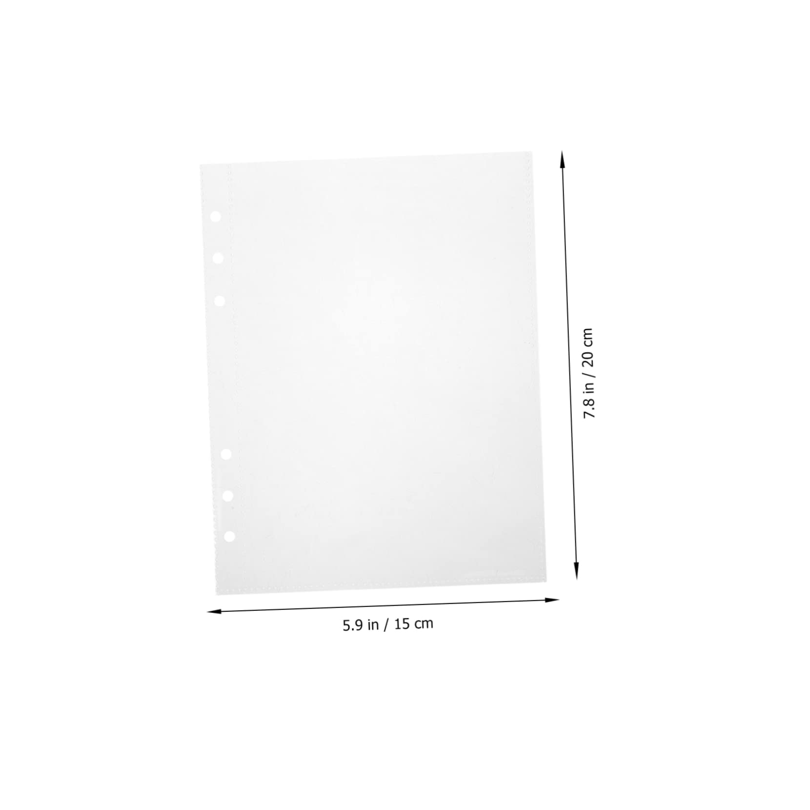 OSOLADY Reliable Photo Holders 30pcs Album Cardholders Loose-Leaf Card Pouches for Travel Storage Bags