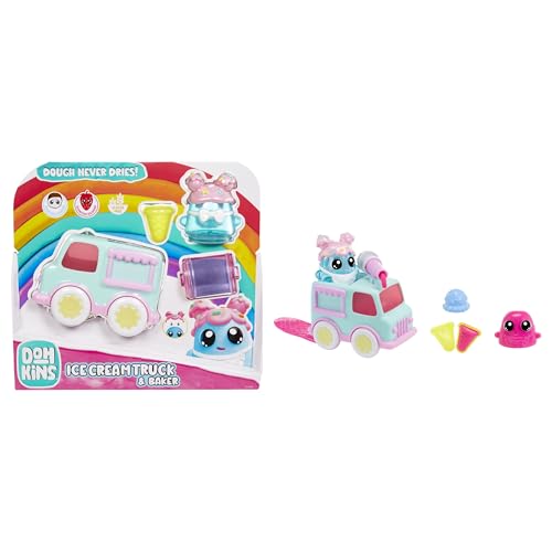MGA Entertainment DohKins Ice Cream Truck & Baker - Knete Trocknet Nie Aus, Glutenfrei, Geeignet für Sammler und Kinder ab 3 Jahren