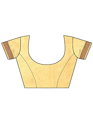 Image of AKHILAM Women's Cotton Silk Saree with Unstitched Blouse Piece (CNCX01 Parent)
