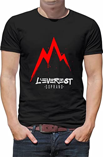 Générique T Shirt Chanteur Soprano l'everest N009 (M, Noir)