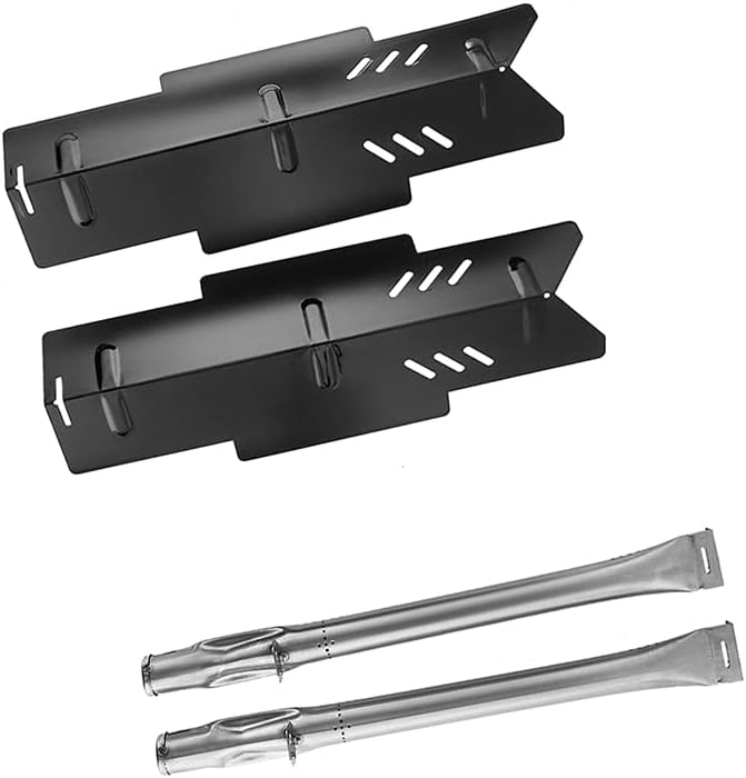Grillersatzteile Für Dyna-Glo DGF350CSP – 2 Edelstahl-Brenner & 2 Heizplatten, Rostfrei