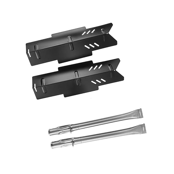 Heizplatten und Brenner, Ersatz für Dyna-Glo BBQ Grill Modelle DGF350CSP, DGF350CSP-D, 2 Stück