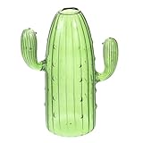 Idea de regalo especial: con su singular forma de cactus, este jarrón es un regalo especial y considerado para seres queridos. jarrón de mesa, jarrón para plantas hidropónicas