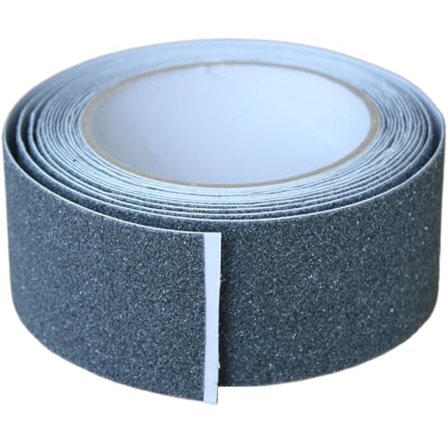 Image of Anti Slip Tape 2 Inch Wide, Waterproof Grip Adhesive Heavy Duty High Traction Friction for Indoor /Outdoor Steps (17 Ft /Gray).