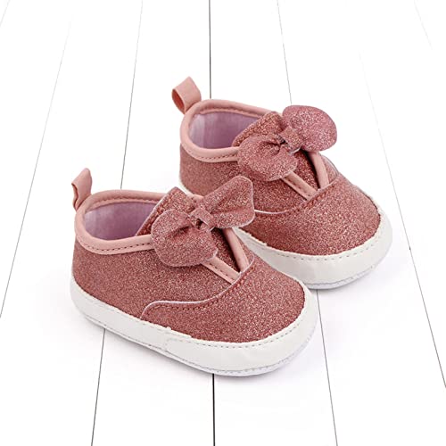 Spring and Summer Children Baby Infant Shoes Girls Casual Shoes Flat Sole Light Solid Color Bowknot Sequins Baby Shows2