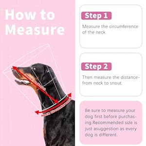 Dog Cone for Dogs After Surgery,Adjustable Protective Dog Recovery Collars & Cones for Large Medium Small Dogs Cats,Comfy Soft Dog Cones Prevent Pets from Touching Stitches Rashes,Wounds,Pink,M Dog Cone for Dogs After SurgeryAdjustable Protective Dog Recovery Collars Cones for Large Medium Small Dogs CatsComfy Soft Dog Cones Prevent Pets from Touching Stitches RashesWoundsPinkM