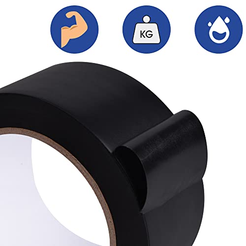TAPEBEAR Black PVC Corrosion Protection Pipe Tape, Weatherproof Wrap duct Tape for Drain Pipe Metal & Electrical Piping - Image 3