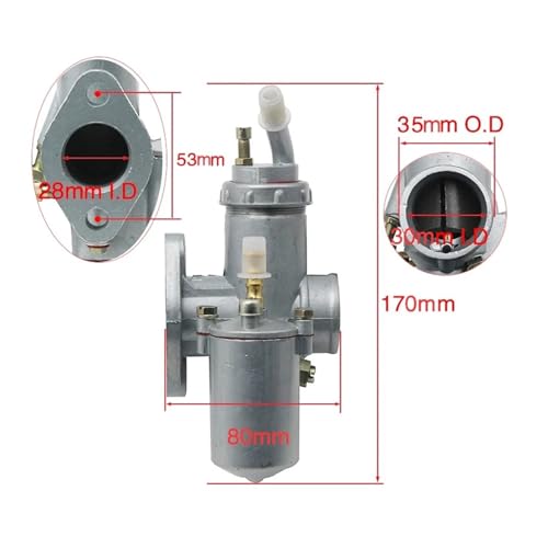 Carburateur Moto pour BMW R75 R12 et Ural CJ-K 750 avec Kit de Réparation Alconstar