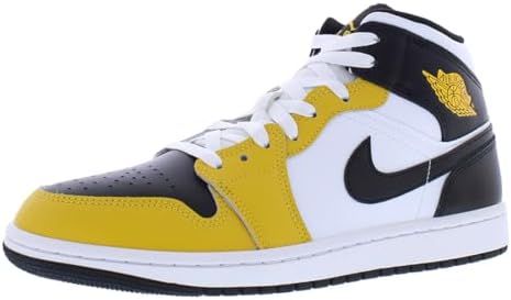 Air Jordan 1 Mid (DQ8426-701, Yellow Ochre/White/Yellow Ochre