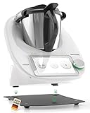 Gleitbrett für den Thermomix TM6 / TM5 / perfektes Thermomix Zubehör in Anthrazit-grau/Metall/von Leckerhelfer